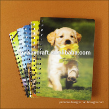 animal design plastic cover notebook,3D notebook,PP cover notebook
